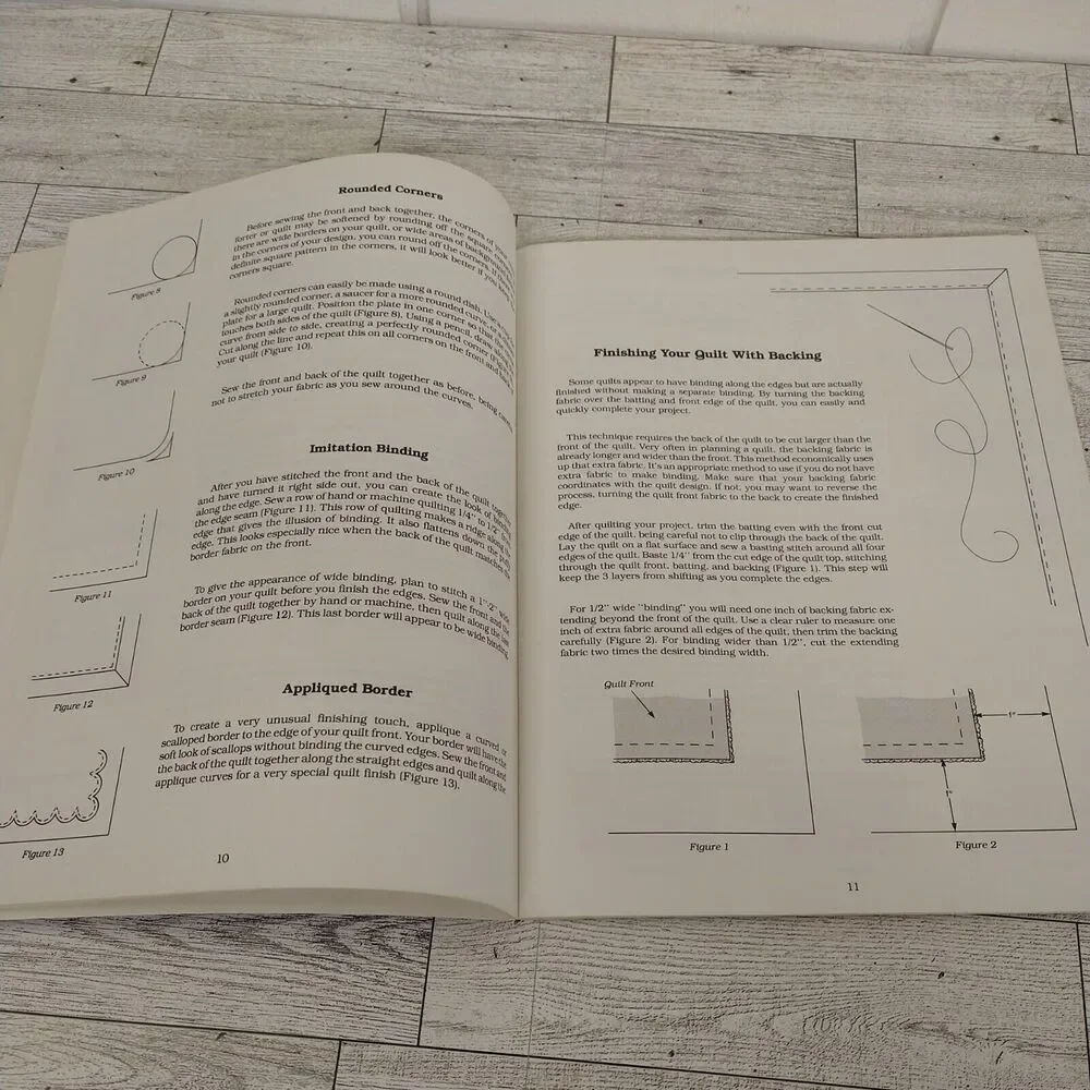 Vtg 1987 - Happy Endings Finishing The‎ Edges of Your Quilt - Patchwork Place